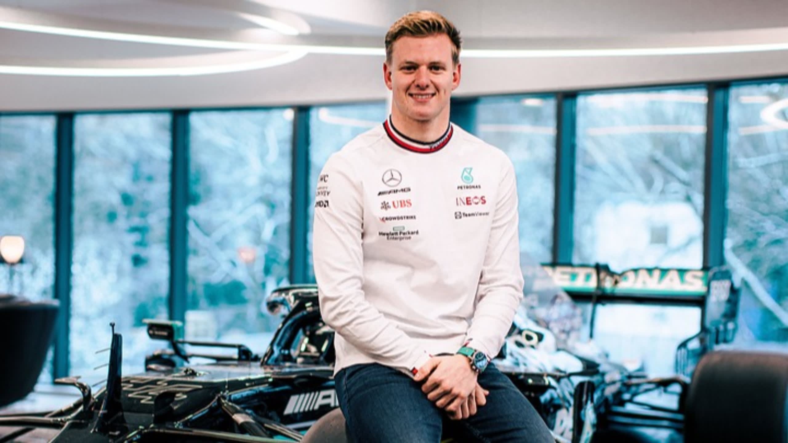 Mick Schumacher completes first Mercedes seat fit as he settles into